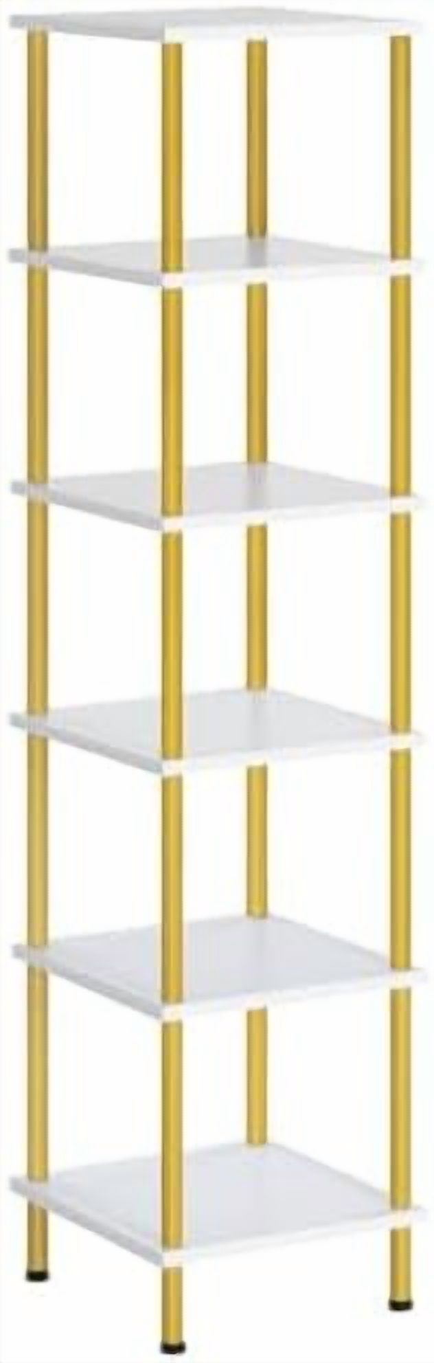 6-Tier Corner Shelf, Corner Square Rack Display Shelf, Tall Storage ...