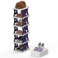 thumbnail image 1 of 6 Tier Foldable Shoe Rack, 1 of 8