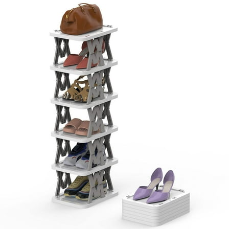 6 Tier Foldable Shoe Rack