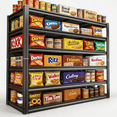 thumbnail image 1 of 6-Tier Garage Shelving Heavy Duty, 82''H Adjustable Garage Storage Shelves Unit, Metal Shelves for Storage,Industrial Shelves,Utility Shelf Rack for Warehouse Basement Pantry, 1 of 9