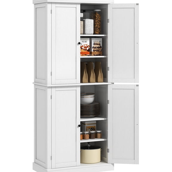 6 - Tier Large Capacity | Adjustable Shelving for Various Items in Dining Room | Safe & Functional Storage Center