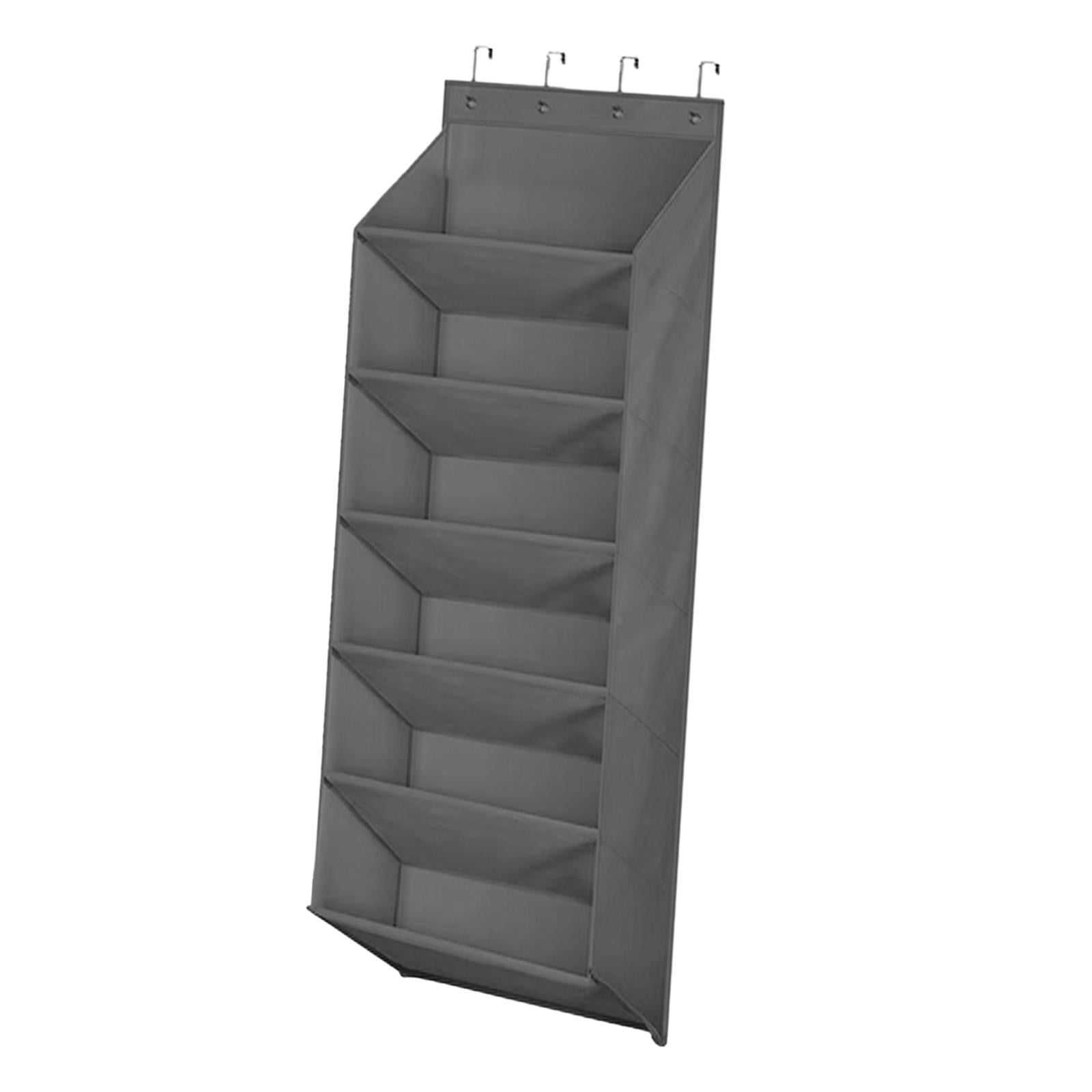 6 Tier Large Deep Pockets Door Shoe Rack Hanging Storage Bag for Closet