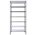 thumbnail image 1 of 7-Tier Metal Shelf Reinforced Wire Shelving Unit, Heavy Duty Adjustable Storage Rack Shelf with Wheels & Shelf Liners, Steel Storage Rack for Kitchen/Garage, 1 of 8