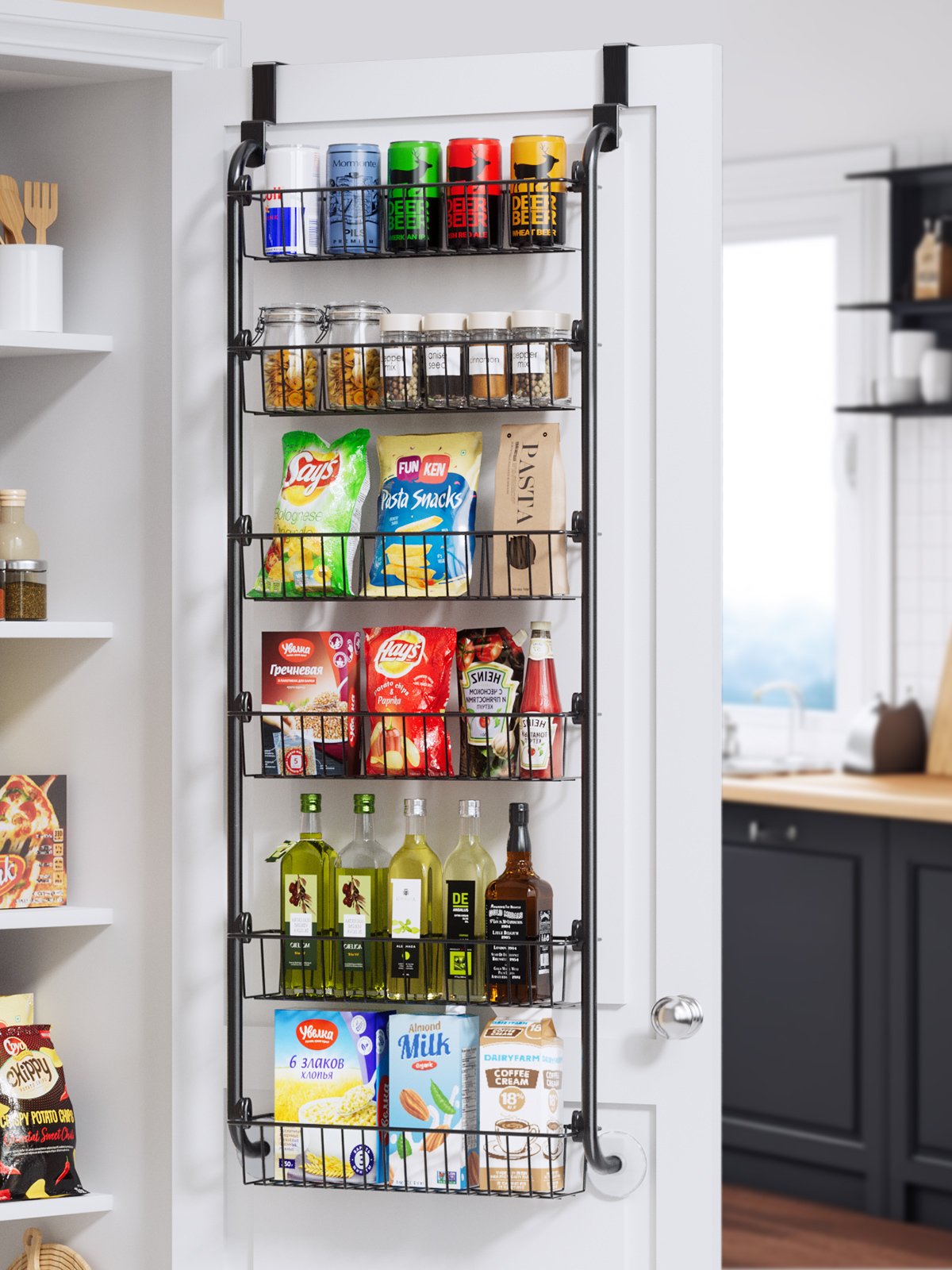 Lazy Susan Turntable Spice Rack Rotating Shelf and Pantry