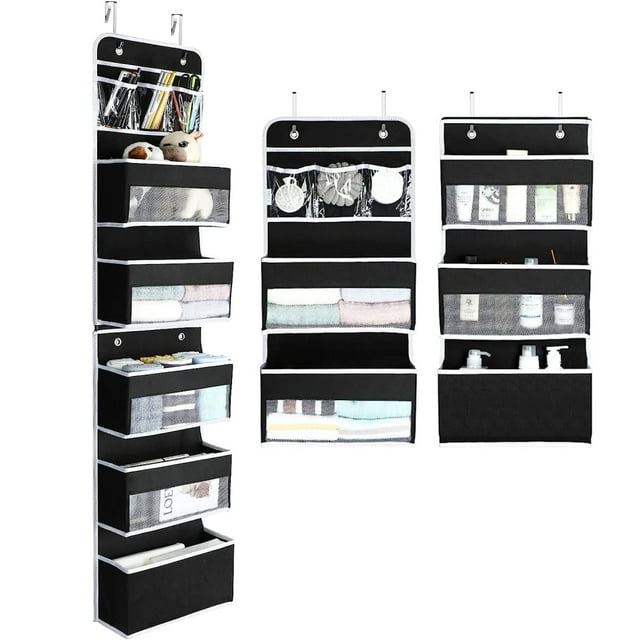 6Tier Over the Door Storage Organizer, IsEasy 1 Split into 2 Swing