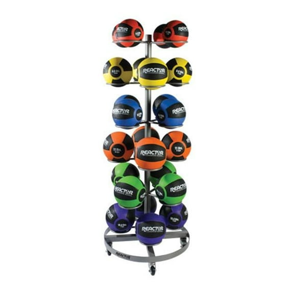 6-Tier Rolling Medicine Ball Rack