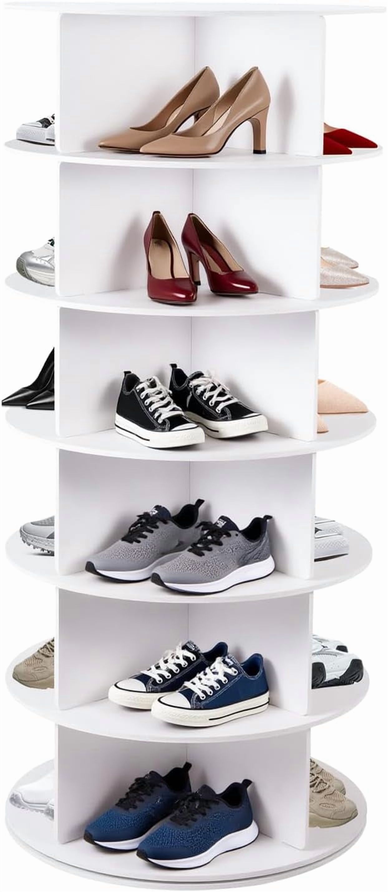Round Shoe Table Rack 6 Tier Rotating Shoe Rack,Round Shoe Rack,frees Standing Shoe Racks ...