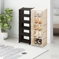 thumbnail image 1 of 6 Tier Shoe Rack Storage Organizer with Adjustable Shelves for Entryway Dormitory and Bedroom, 1 of 6