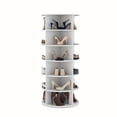 thumbnail image 1 of 6-Tier Spinning Shoe Rack Tower - 360° Revolving Lazy Susan Shoe Organizer with Free Standing Design - Perfect for Entryway, Living Room, and Hallway Storage, 1 of 6