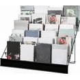 6 Tier Wire Countertop Rack for Magazines Comics and Brochures ...