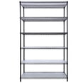 thumbnail image 1 of 6-Tier Wire Shelving,Steel Storage Rack,Height Adjustable Metal Shelving for 1000 LBS Capacity,Black, 1 of 6