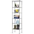 6-Tier Wire Shelving Unit Adjustable Metal Shelving 600Lb Capacity ...