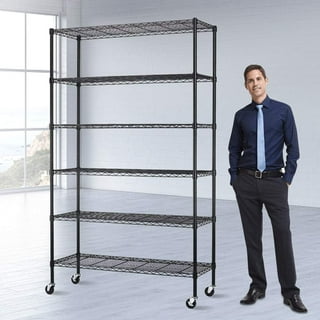 SINGAYE 5 Tier Adjustable Storage Shelf Metal Storage Rack Standing Shelf  Units Storage Shelves,200 Pounds Loading Capacity per Shelf,23.2 W x 13.4
