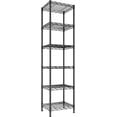 thumbnail image 1 of 6 Tier Wire Shelving Units Metal Shelves Storage Rack: Adjustable Storage Shelves Standing Shelf Units and Narrow Shelf for Laundry Bathroom Kitchen Pantry 15.75" W*11.81" D*62.99" H, 1 of 9
