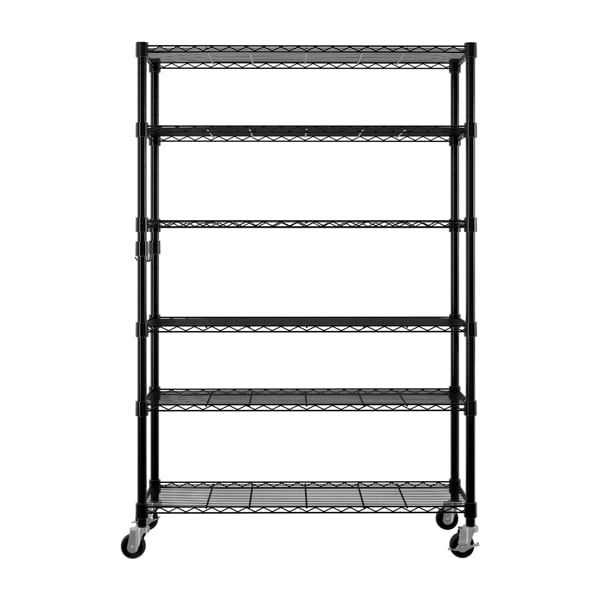 6Tier disassembly and free assembly NSFCertified Steel Wire Shelving