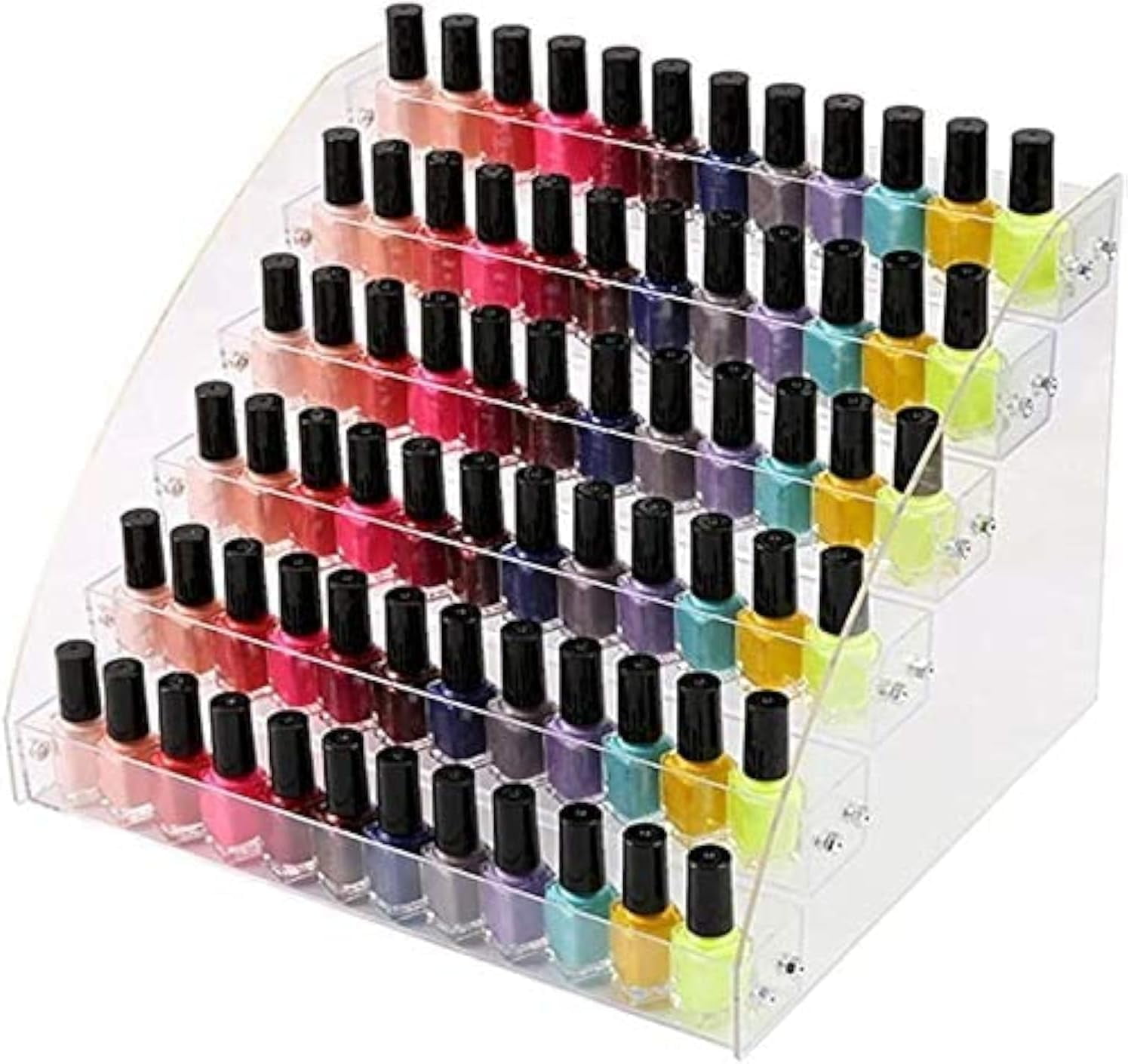 6 Tiers Acrylic Essential Oil Display Rack Nail Polish Organizer ...