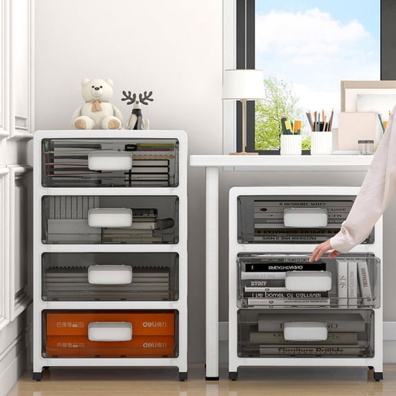 6 Tiers Detachable Storage Box/Plastic Office Sorting Cabinet/Desktop ...