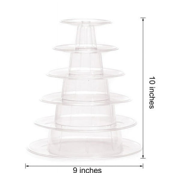 6 Tiers Round Macaroon Tower Stand Cake Display Rack For Party Wedding Birthday Macaron Display Stand Cake Fruit Placing Display