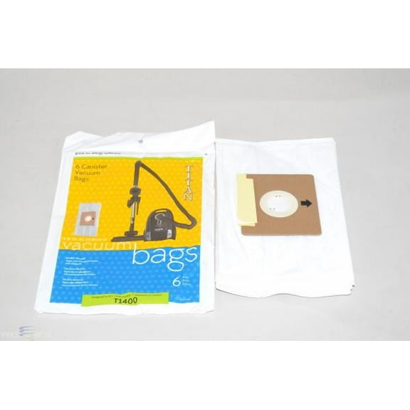 6 Titan T1400 Canister HEPA Vacuum Bags