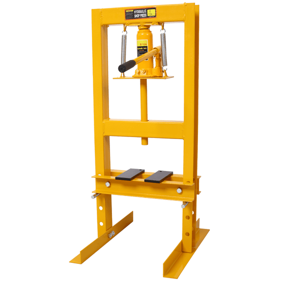 6 Ton Hydraulic Benchtop/H-Frame Garage Press with Adjustable Table
