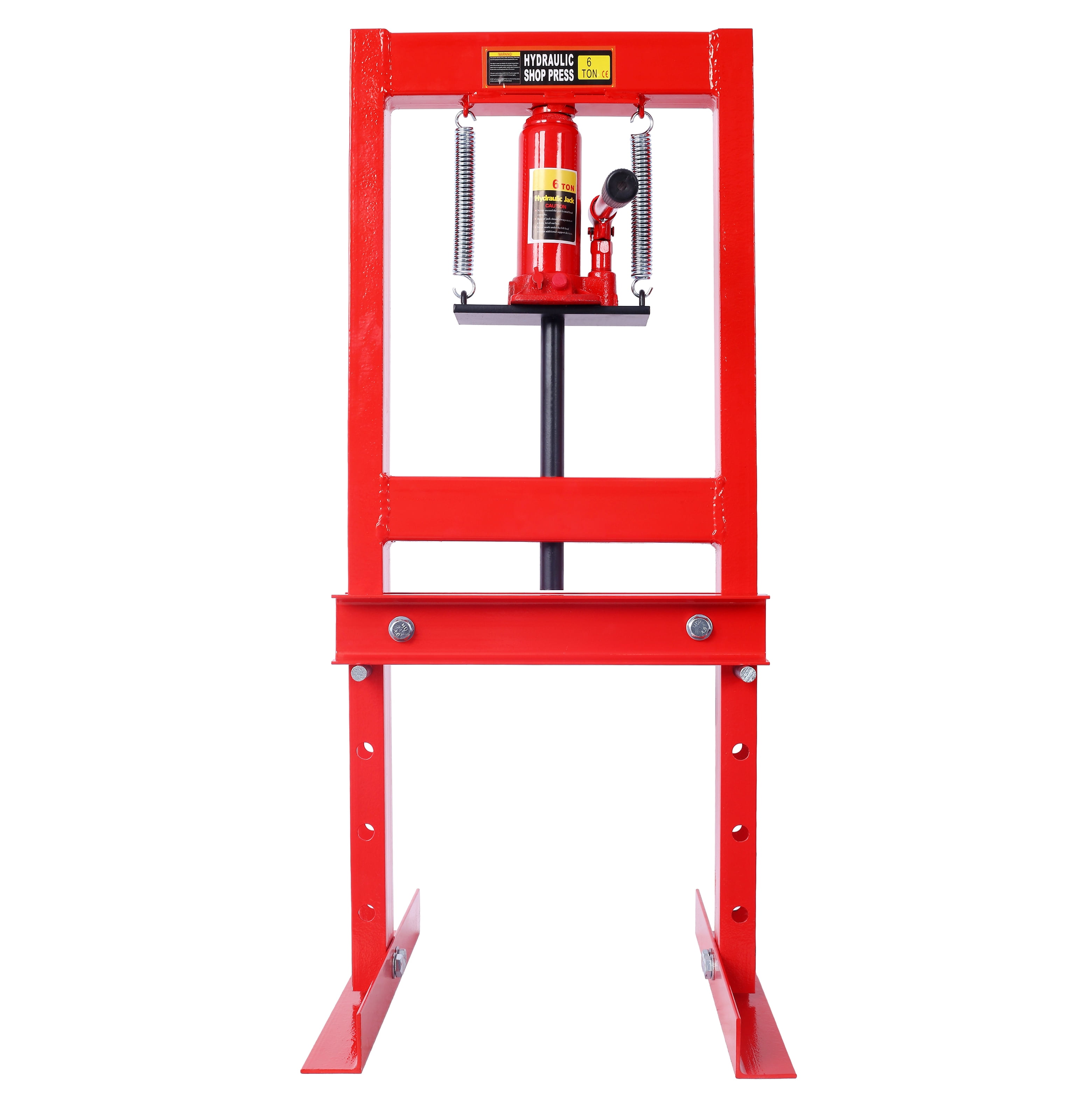 6 Ton Hydraulic Shop Press - H-Frame Floor Press with Plates - 6T ...