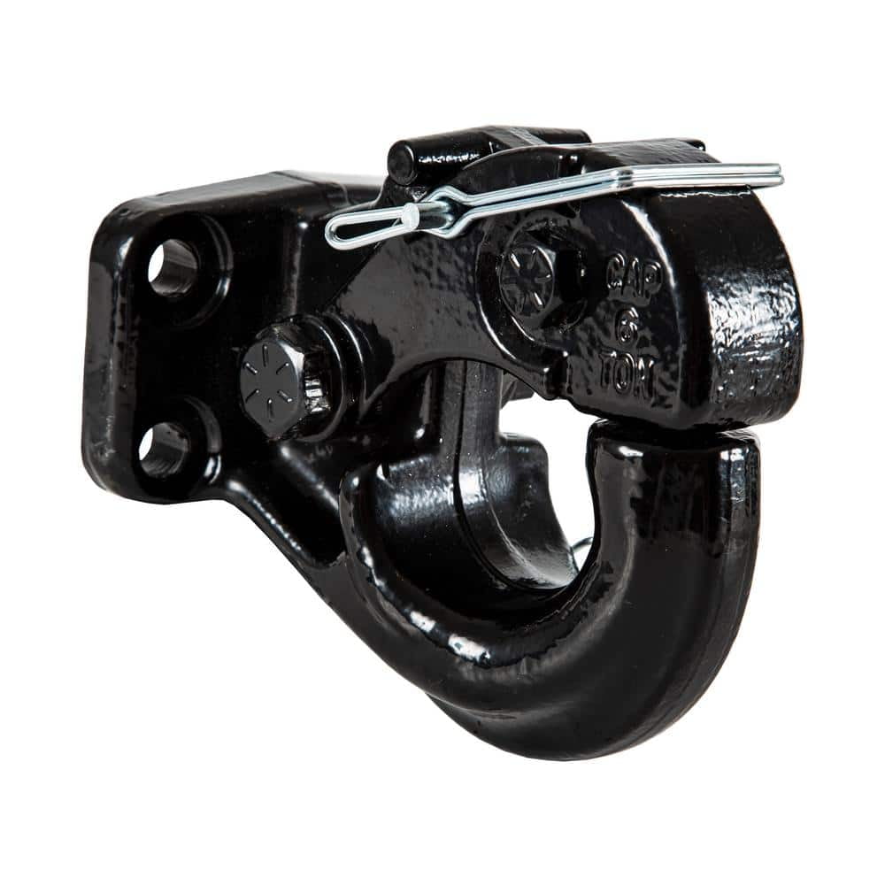 GusHill USA The Plug Lunette Tow Ring Trailer Lock - Fits 3" Lunette Rings, Cast Iron With Aluminum Puck Lock