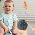 thumbnail image 1 of 6-Tone Meditation Gear Navy Mini Steel Drum - 3 Inch 6-Tone Pocket Rain Chime for Meditation & Compact SpacesWaterproof Mini Sculpture, 1 of 4