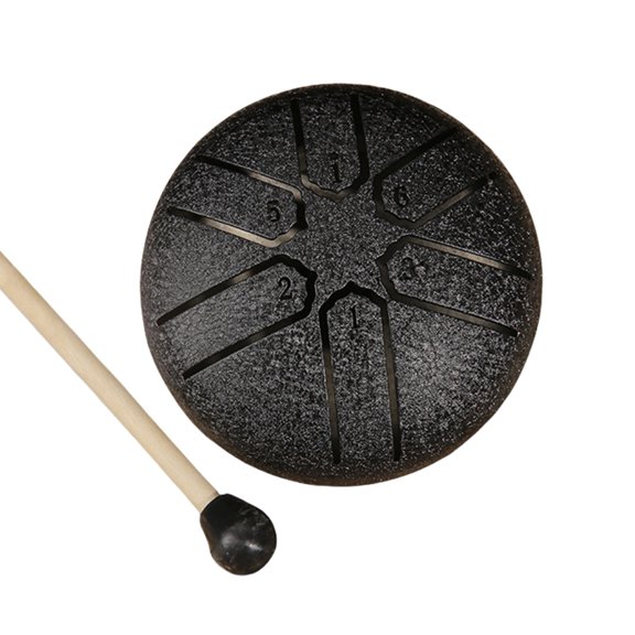 6 Tone Small Steel Tongue Drum Percussions Instrument Handpans Drum Ethereal Drum