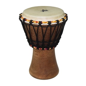 6" Traditional Rope-Tuned African Djembe