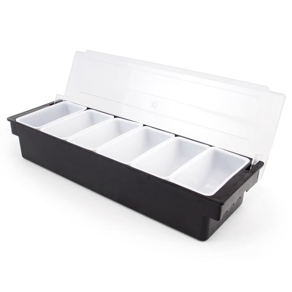 6 Tray Food and Condiment Station