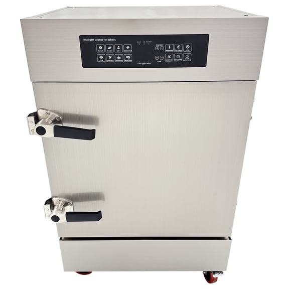 6 Trays Commercial Steaming Cabinet Electric Intelligent Food Steamer 220V 46.3LB Rice/39.7LB Flour