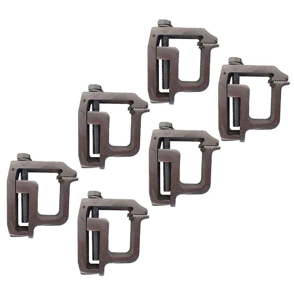 4 Morsetti Di Montaggio Heavy Duty TL-2002 Per Cap Camper E Shell Pick-up: Fissaggio Solido Senza Perforazioni, Adatti Per Guide In Vetroresina O Alluminio
