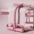 Stretch Robe For Exercise 6-Tube Resistance Bands Yoga Pedal Puller Abdomen Waist Arm Training ...