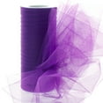 thumbnail image 1 of 6" Premium Tulle Purple 25 Yard, 1 of 2