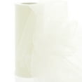 thumbnail image 1 of 6" Premium Tulle Ivory 100 Yard, 1 of 2