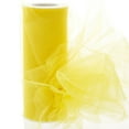 thumbnail image 1 of 6" Premium Tulle Yellow 25 Yard, 1 of 2