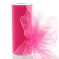 thumbnail image 1 of 6" Premium Tulle Shocking Pink 25 Yard, 1 of 2