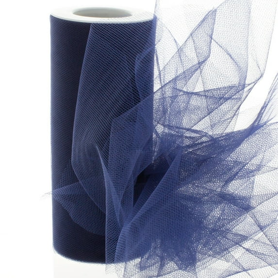6" Premium Tulle Navy 25 Yard