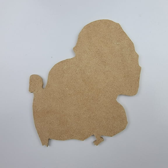 6"Turkey, Unfinished Wood Art Shape by Wooden Craft Cutouts
