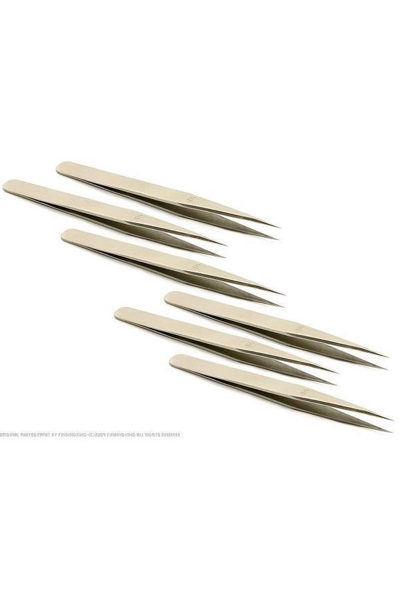 6 Tweezers for Jewelers Watchmakers Jewelry Watch Clock Soldering Repair Tool
