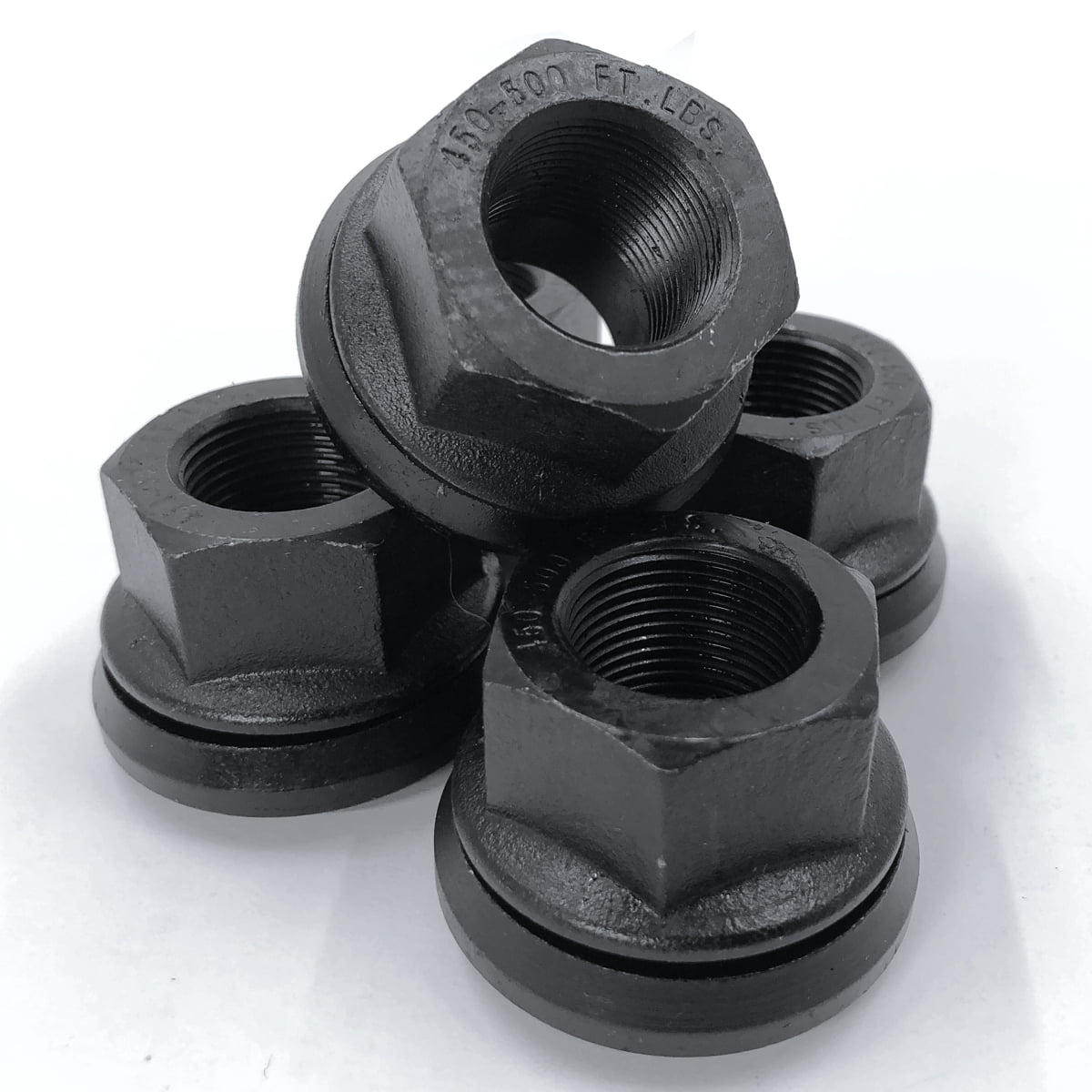 Trailer Wheels Black Securex Style 2-Piece Wheel Nut For Semi