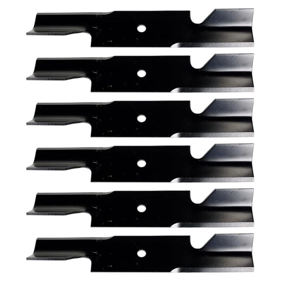 6 U11184BP Extra High-Lift for Scag 48110, 481706, 481710, 48184, 482461, 482877 A48110, A48184 Length 16-1/2 in. Width 3 in. Thickness .203 in. Center Hole 5/8 in. 32 in. in. Deck