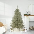 thumbnail image 1 of 6' Unlit Medium Sheer Champagne Tinsel Artificial Christmas Tree, 1 of 7