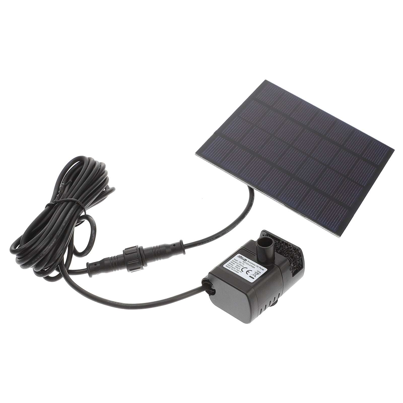 6 V Solar Pump Water Sump Pumps Submersible Power Panel Pond Outdoor Powered Fountain