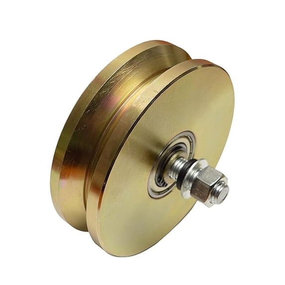 6" V Wheel with Double Bearing Sliding Gate 5000 Lbs Slide + Screw