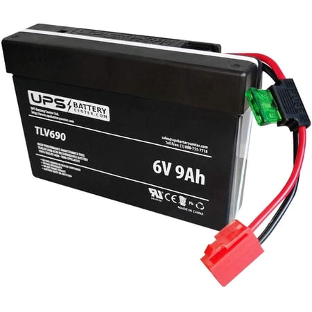 6 Volt 9Ah Compatible Replacement Battery for Rollplay 6V Ride-On Toy Vehicles by UPSBatteryCenter®