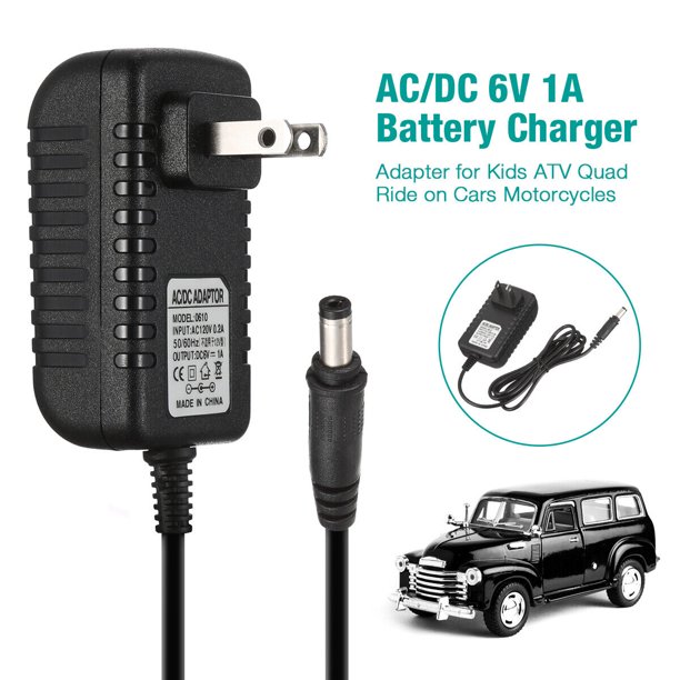 6 Volt Battery Charger for Kids Powered Ride On Car Best Choice Product