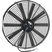 6 Volt Electric Radiator Cooling Fan, 16-Inch Push/Pull-10 Blade, Adaptable Mounting, Long-Life Sealed Bearings, High-Impact Plastic, Boosts Vintage Engine Cooling