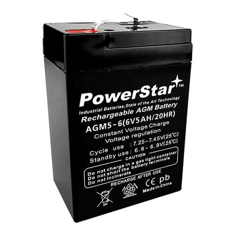 6 Volt Rechargeable Battery 