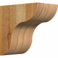 thumbnail image 1 of 6"W x 10"D x 10"H Carmel Rough Sawn Corbel, Western Red Cedar, 1 of 9